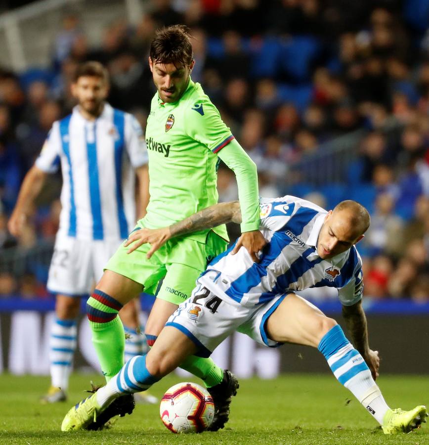 Las mejores fotos del partido de la jornada 28 de LaLiga en Anoeta