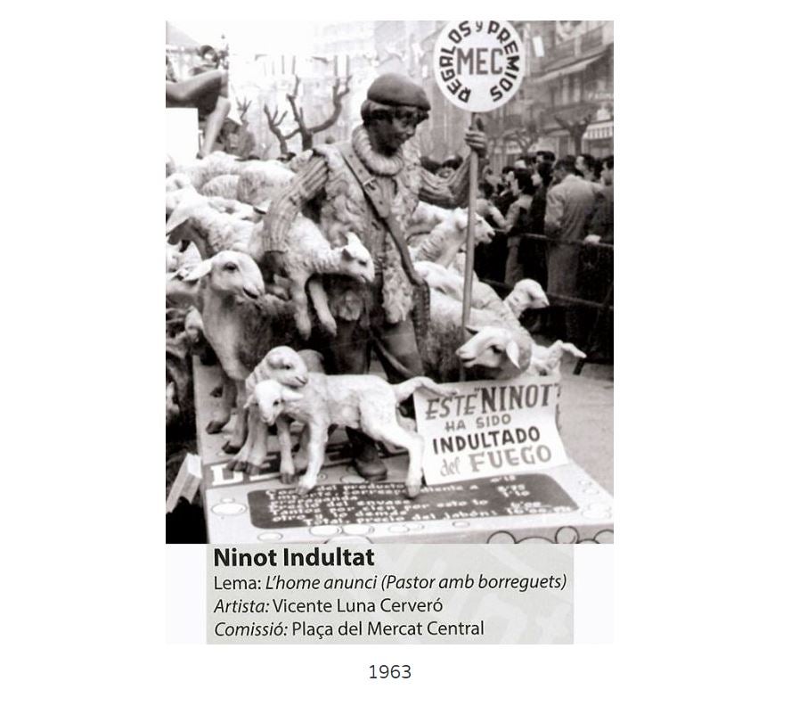 Conoce los ninot indultats de las Fallas en los últimos 79 años. Las fotos de Junta Central Fallera muestran cómo han evolucionado los monumentos que se han salvado del fuego. También puedes ver cuáles fueron  todos los ninots indultats de las fallas infantiles  desde 1963.