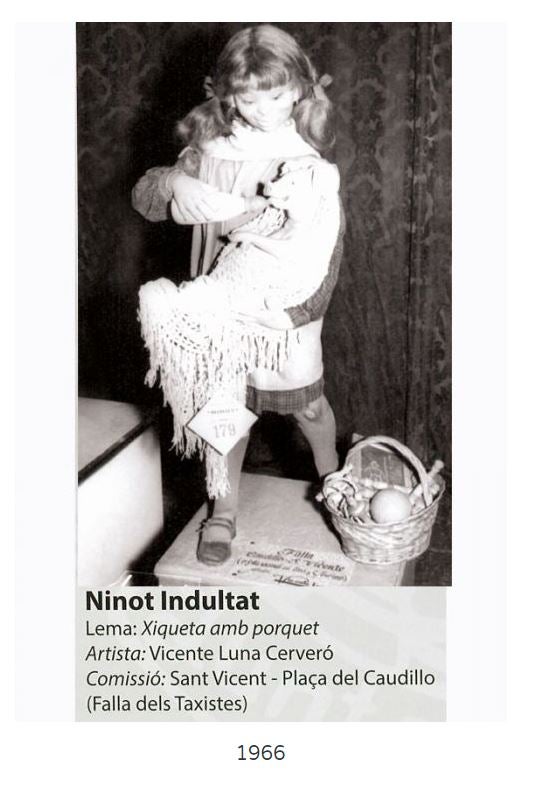 Conoce los ninot indultats de las Fallas en los últimos 79 años. Las fotos de Junta Central Fallera muestran cómo han evolucionado los monumentos que se han salvado del fuego. También puedes ver cuáles fueron  todos los ninots indultats de las fallas infantiles  desde 1963.