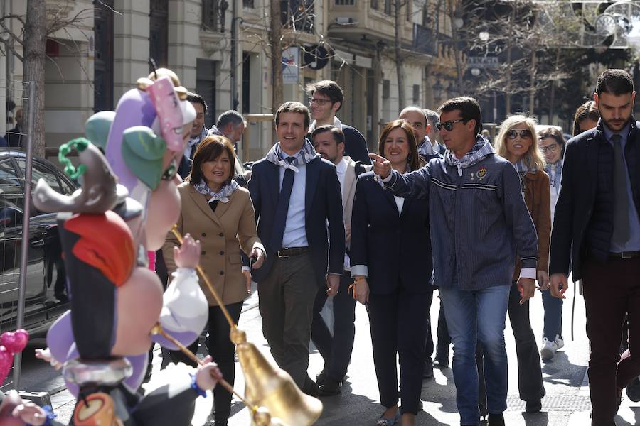 Fotos: Pablo Casado visita las Fallas