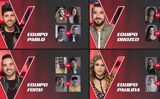 Los directos de La Voz 2019: los equipos, los duelos y el sistema de clasificació: Javier Erre, Marlo, Viki...