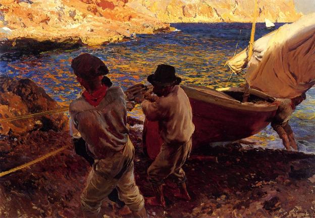 'Fin de jornada', de Joaquín Sorolla. 