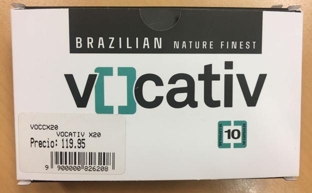 'Vocativ Cápsulas'm complemento alimenticio retirado del mercado por el Ministerio de Sanidad.