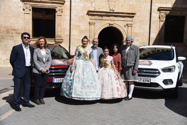 Ford Valsur-car, con las Fallas de Alzira