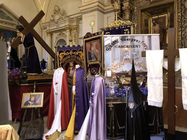 Una muestra de objetos de la exposición Diocesana que se celebró en Gandia el año pasado. 