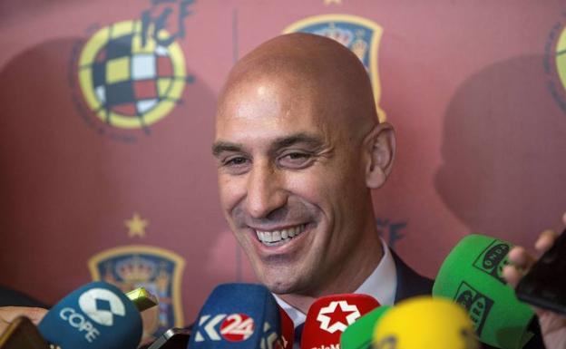 Luis Rubiales, presidente de la Federación Española de Fútbol. 