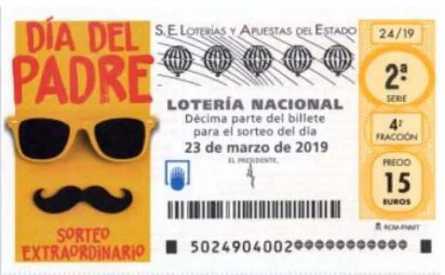 Sorteo Día del Padre | Directo: Números premiados en el Sorteo del Día del Padre de la Lotería Nacional