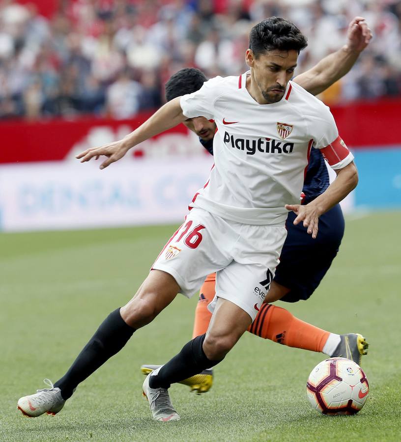 Estas son las fotos del partido de la jornada 29 de LaLiga en el Sánchez Pizjuán