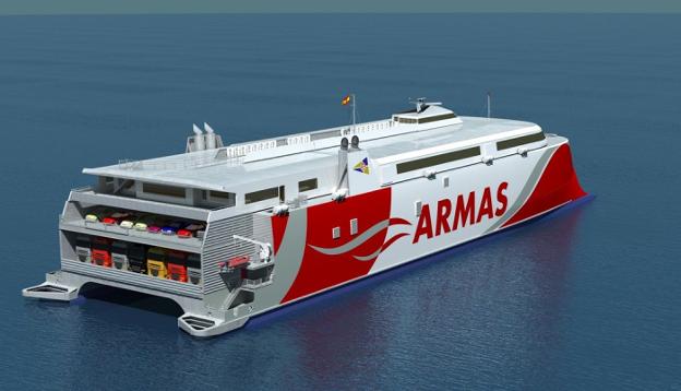 El «catamarán más avanzado del mundo» unirá Gandia con Baleares