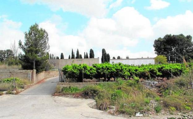 Zona cercana al cementerio donde presuntamente se produjo la agresión. 