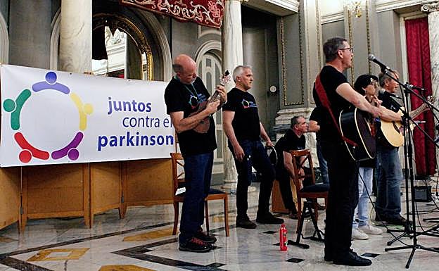 Celebración en Valencia del Día Mundial del Párkinson. 