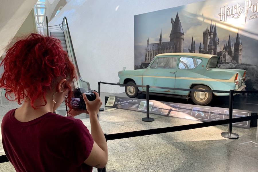 Alfombra roja de la inauguración oficial de la exposición de Harry Potter en Valencia en el Museo de las Ciencias Príncipe Felipe, en la Ciudad de las Artes y las Ciencias. 