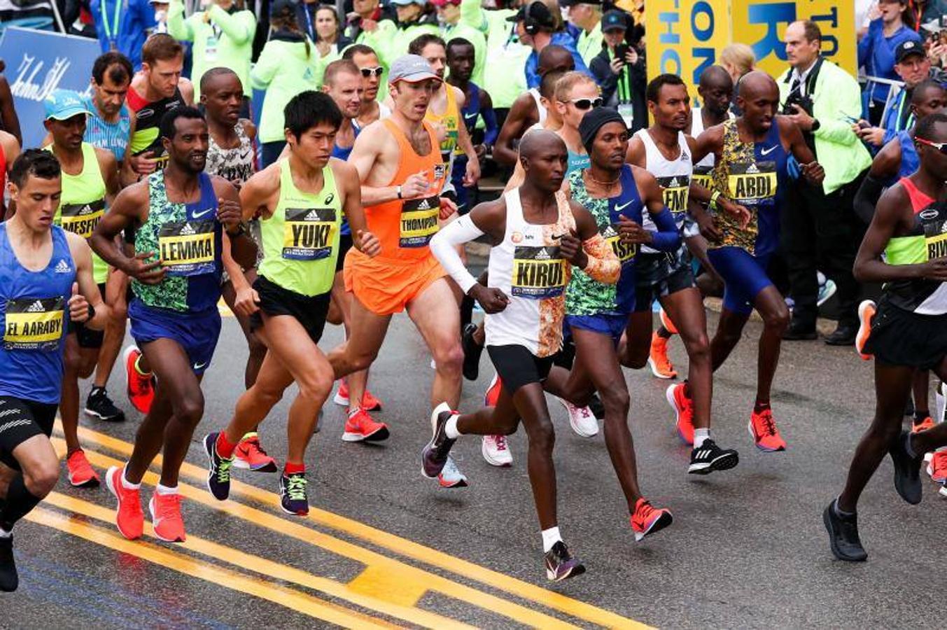 El Maratón de Boston 2019 ha estado marcado por la lluvia. Miles de atletas han recorrido las principales calles de la ciudad de Massachussets en uno de los maratones más prestigiosos del mundo, uno de los seis majors.