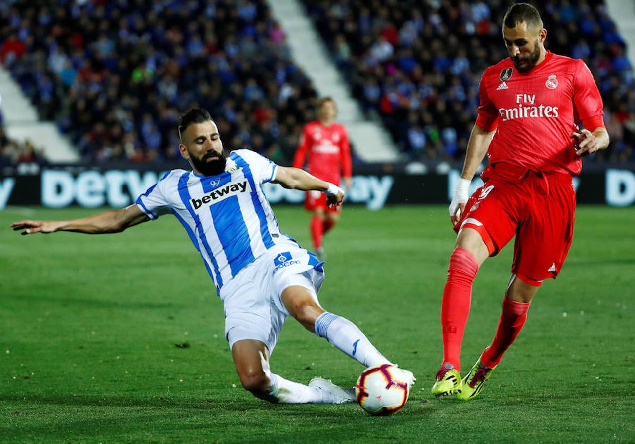 Butarque vivió una noche de emociones con la visita del Real Madrid, que jugó su primer partido de esta Liga en lunes.