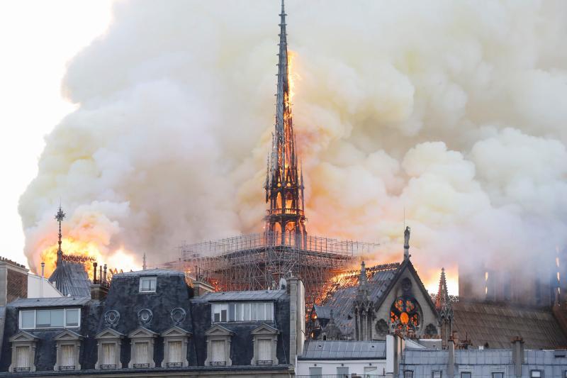 Fotos: El incendio de la catedral de Notre Dame, en imágenes