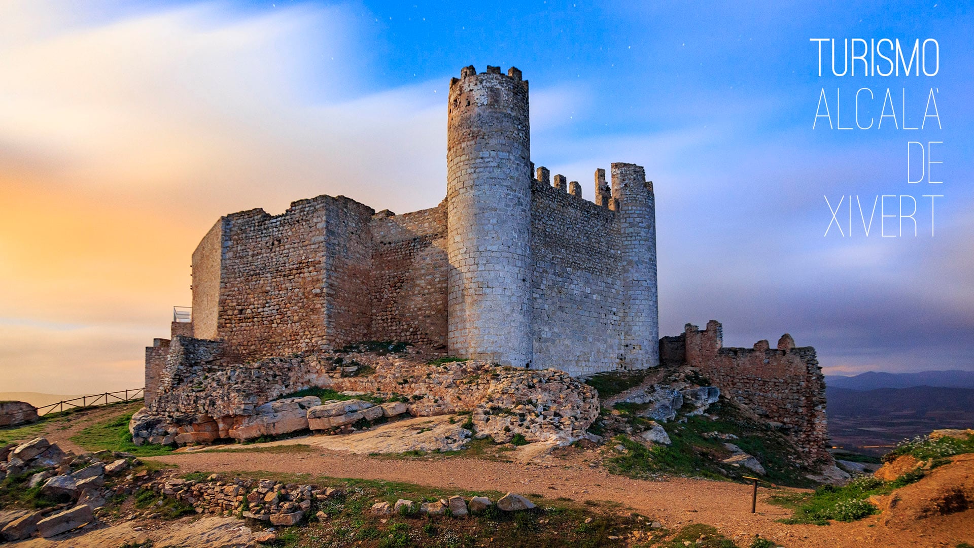 El castillo de Alcalà de Xivert es una de las paradas del Mirador Templario. 