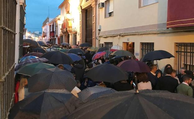 El miércoles ya llovió en Sevilla. 