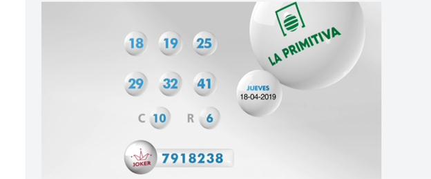 La Primitiva de hoy jueves 18 de abril: comprobar resultados y premios del sorteo