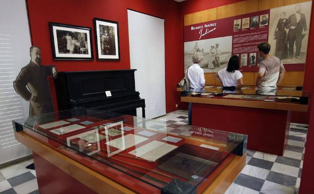 Interior de la casa museo de Blasco Ibáñez. 