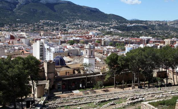 Vista panorámica de Dénia. 