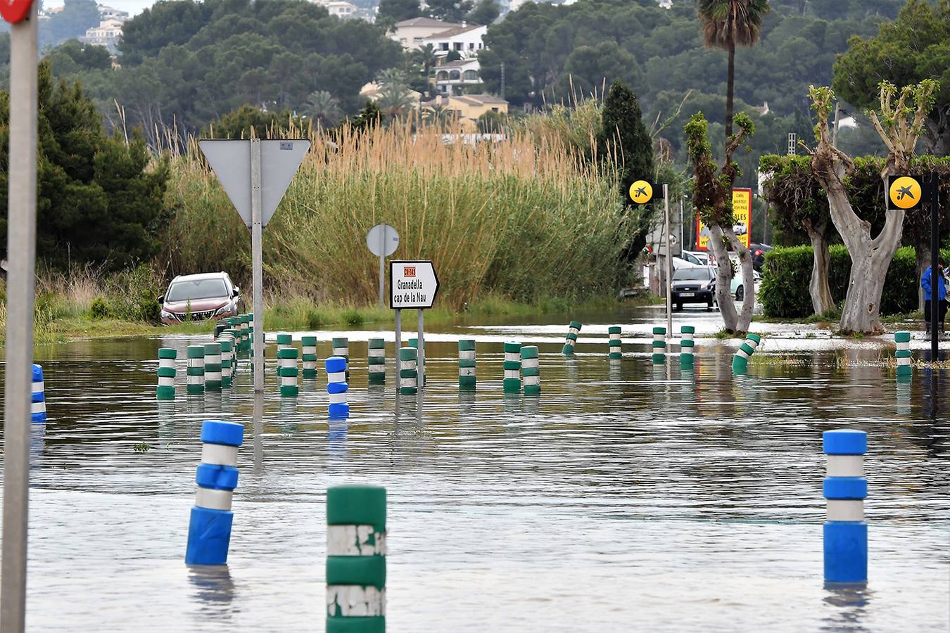 El temporal de lluvia y viento en la Comunitat Valenciana de esta Semana Santa ha finalizado este lunes por la tarde tras dejar registros históricos de lluvia, como los 302 litros por metro cuadrado en solo 24 horas en Xàbia / Jávea (Alicante)