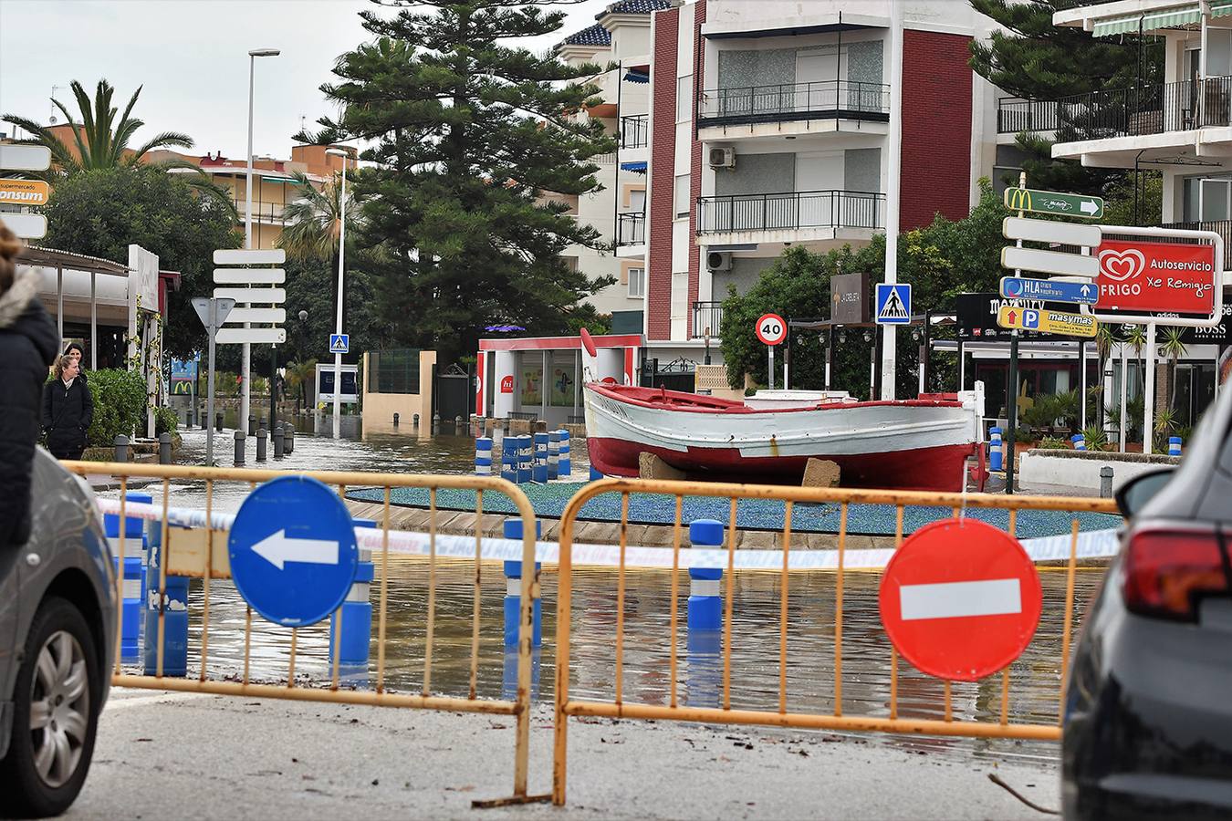 El temporal de lluvia y viento en la Comunitat Valenciana de esta Semana Santa ha finalizado este lunes por la tarde tras dejar registros históricos de lluvia, como los 302 litros por metro cuadrado en solo 24 horas en Xàbia / Jávea (Alicante)