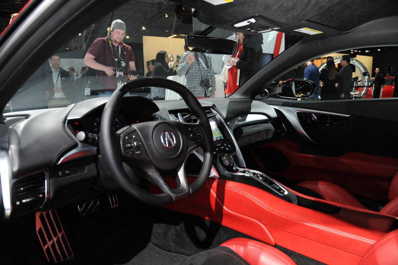 El Acura NSX en el New York International Automobile Show, en el Javits Convention Center de Manhattan (Nueva York).