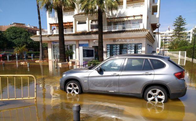 Efectos del temporal en Xàbia.