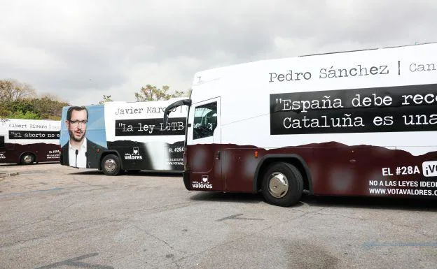 Los nuevos autobuses de HazteOir que llegarán a Valencia | Las Provincias