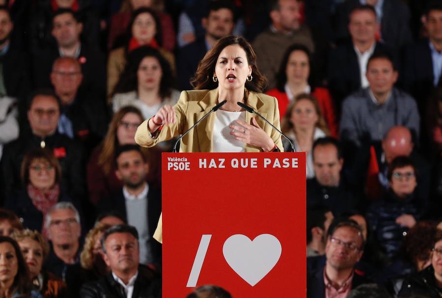 Fotos: Sánchez pide el voto para el PSOE en el cierre de campaña en Valencia