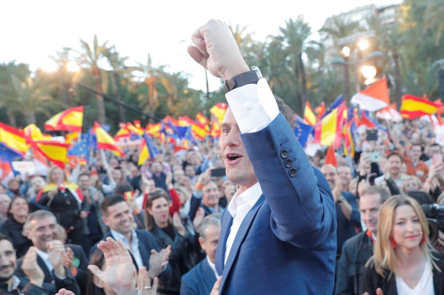 Fotos: Rivera cierra la campaña de Ciudadanos en Valencia