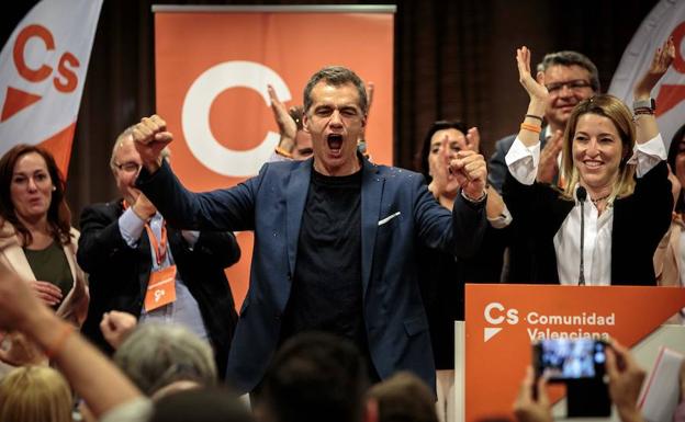 Toni Cantó, tras conocerse los resultados de las elecciones autonómicas en la Comunitat Valenciana 2019.