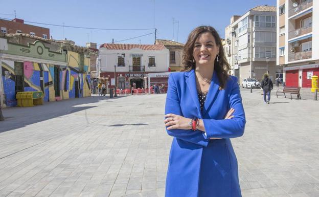 La candidata socialista, Sandra Gómez.