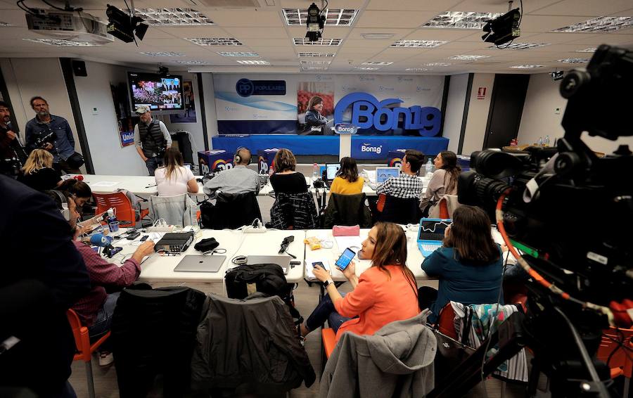 Fotos: Así espera el PP los resultados de las elecciones del 28A