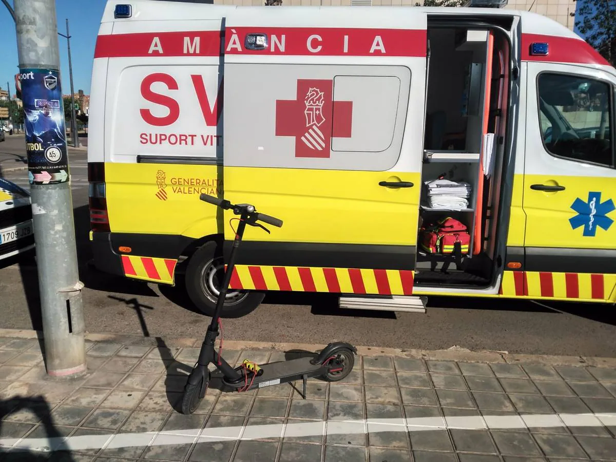 Valencia registra un accidente con patinete al día durante el mes de marzo