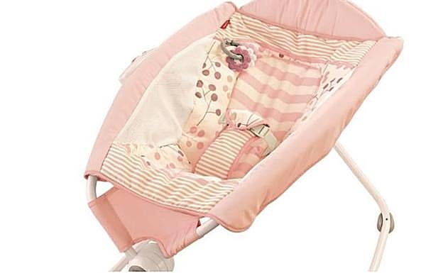 El modelo retirado, Rock'n Play Sleeper, de la marca Fisher-Price.
