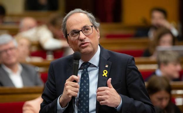 Torra, a Arrimadas: «¿Escucha este silencio? Es lo que queda de su paso por el Parlament»