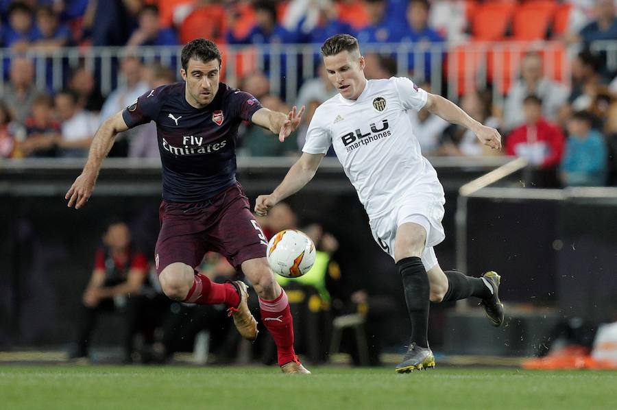 Las mejores fotos del partido de vuelta de semifinales de Europa League disputado en Mestalla