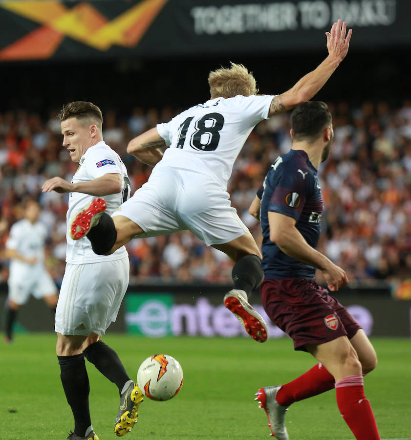 Las mejores fotos del partido de vuelta de semifinales de Europa League disputado en Mestalla