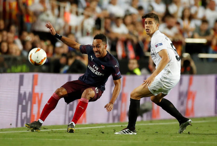 Las mejores fotos del partido de vuelta de semifinales de Europa League disputado en Mestalla