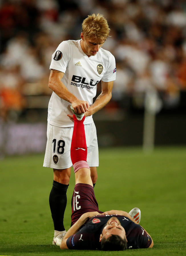 Las mejores fotos del partido de vuelta de semifinales de Europa League disputado en Mestalla