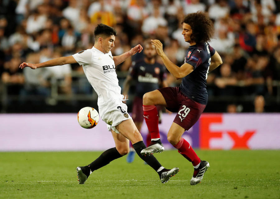 Las mejores fotos del partido de vuelta de semifinales de Europa League disputado en Mestalla