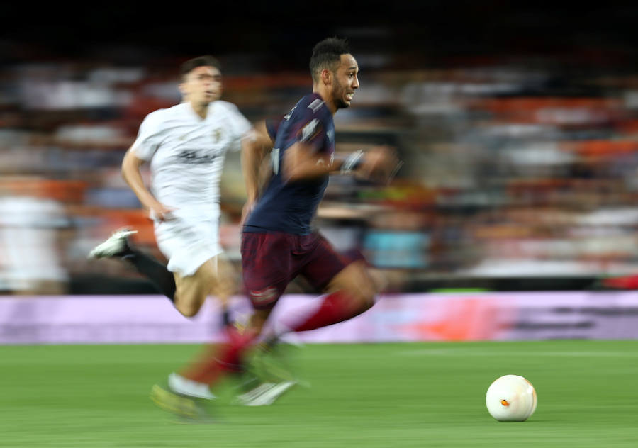 Las mejores fotos del partido de vuelta de semifinales de Europa League disputado en Mestalla