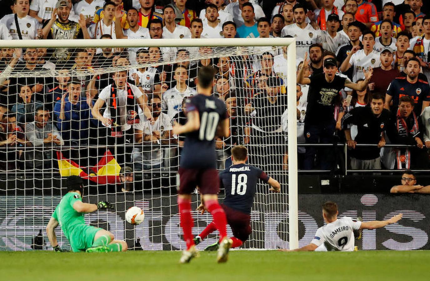 Las mejores fotos del partido de vuelta de semifinales de Europa League disputado en Mestalla