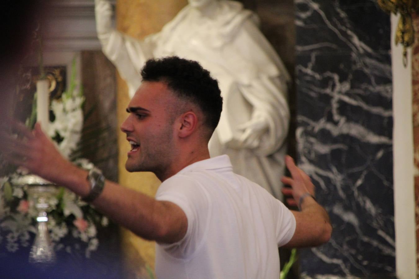 Traslado de la Mare de Déu, la Virgen de los Desamparados, en 2019. Un momento del traslado entre la basílica y la catedral de Valencia, celebrado después de la Misa de Infantes.