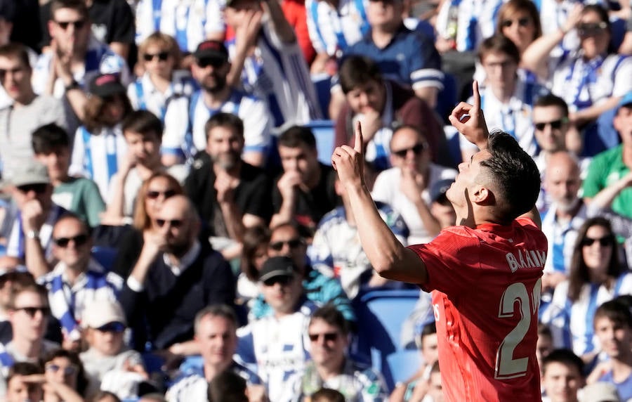 Brahim, autor del mejor gol de la jornada. 