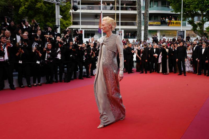 La actriz y modelo británica Tilda Swinton.