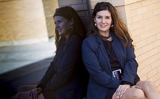 La escritora Rosario Raro. 