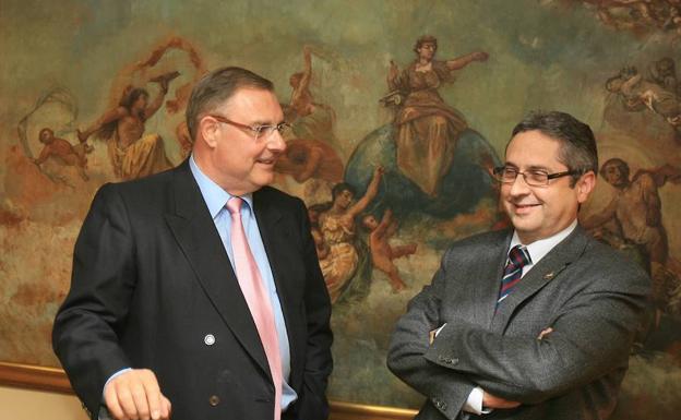 Pedro Villarroel (izda.) y Julio Romero (dcha).