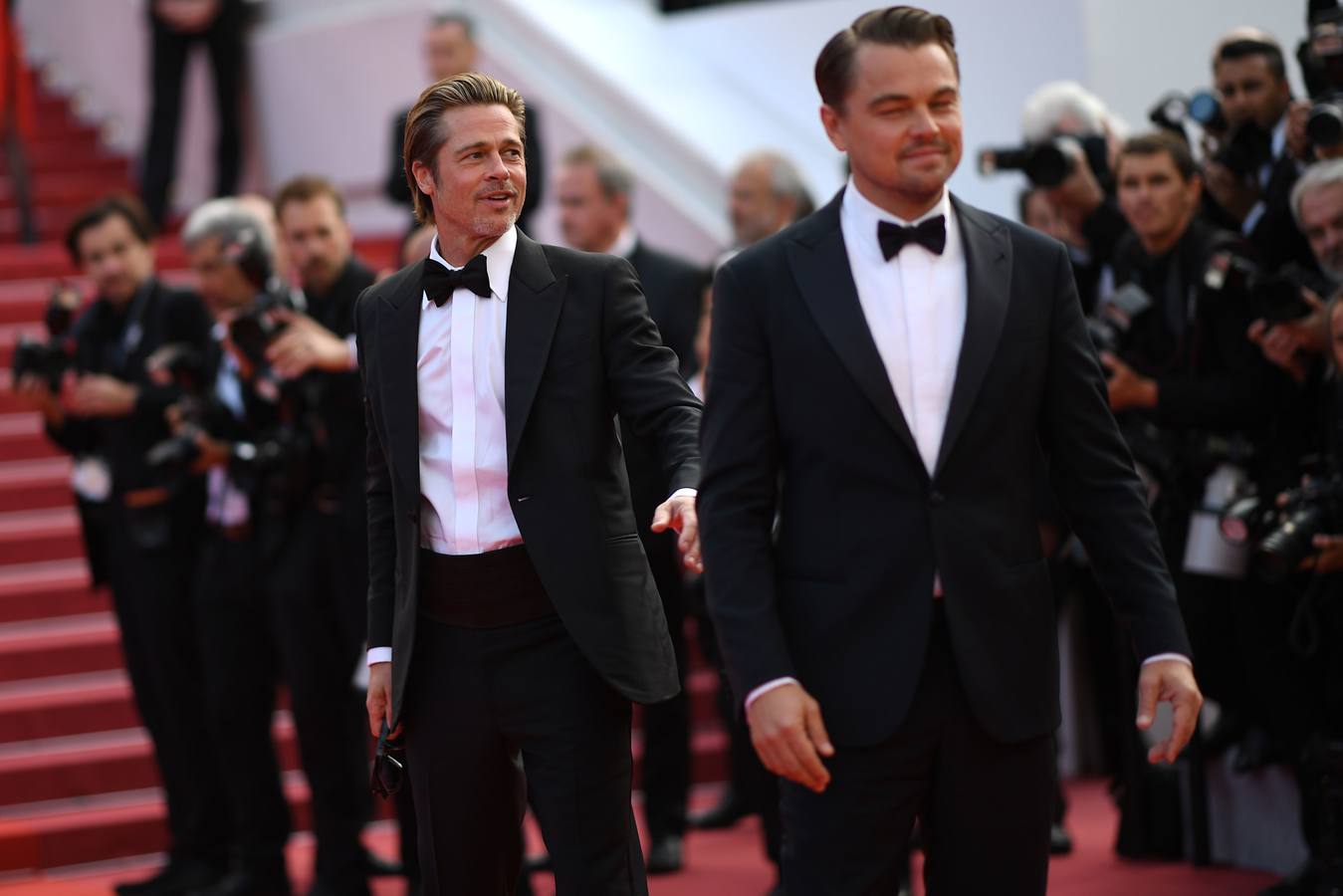 «Érase una vez en... Hollywood», de Quentin Tarantino, era una de las películas más esperadas del Festival de Cannes, y su alfombra roja este martes antes del estreno no decepcionó, con Leonardo DiCaprio y Brad Pitt como dos de los actores más aclamados. Completó el trío Margot Robbie.